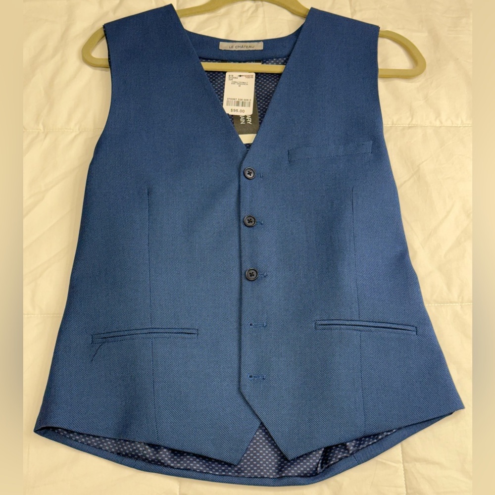Le Chateau Men's Deep Blue Vest